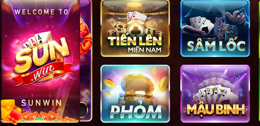 Game đánh bài đổi thưởng tại Sunwin