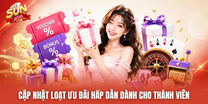 Cập nhật loạt ưu đãi hấp dẫn dành cho thành viên